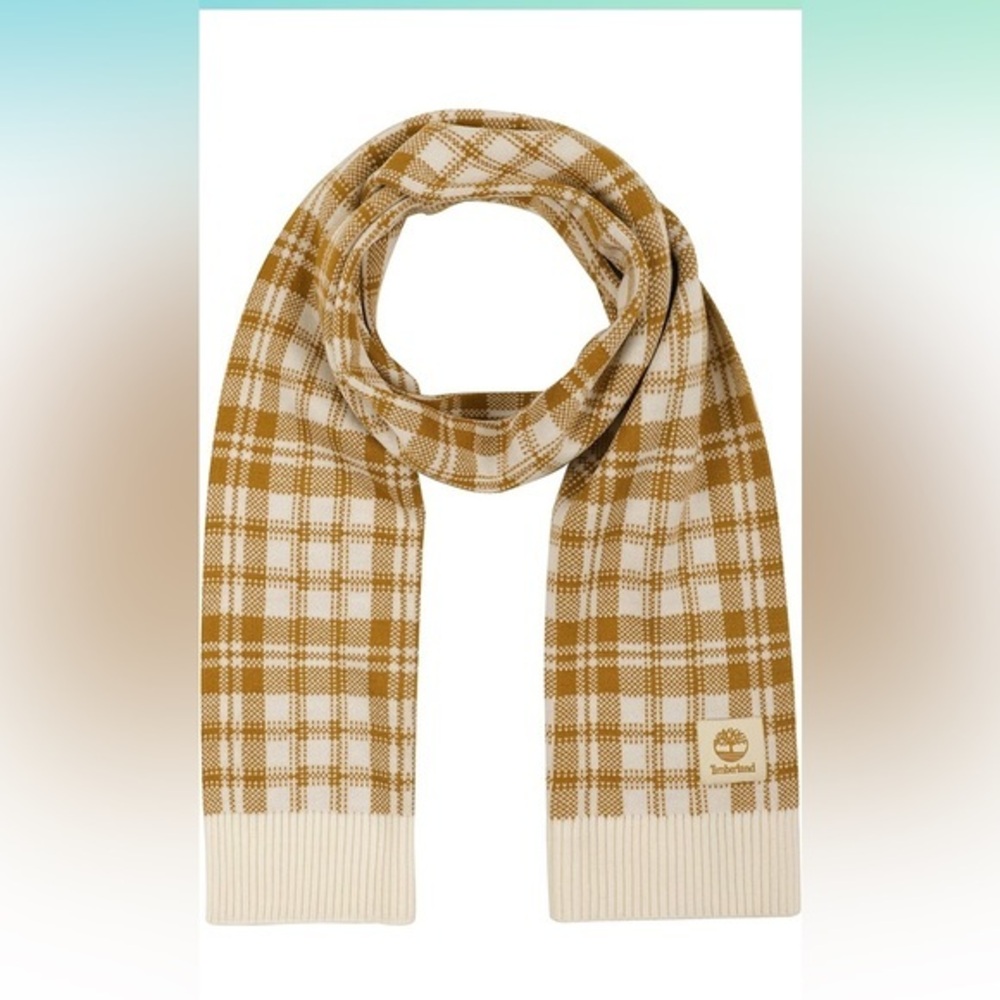 Timberland Caramel and Cream Colored Scarf. Great gift or for yourself! NWT!